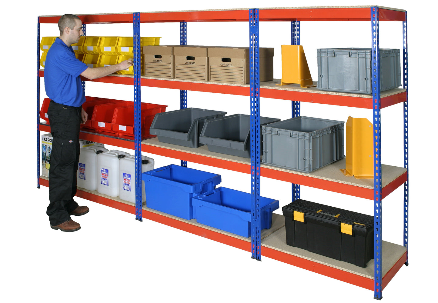 Simply Shelving x4 SHELVES Heavy Rivet 400kg-600kg